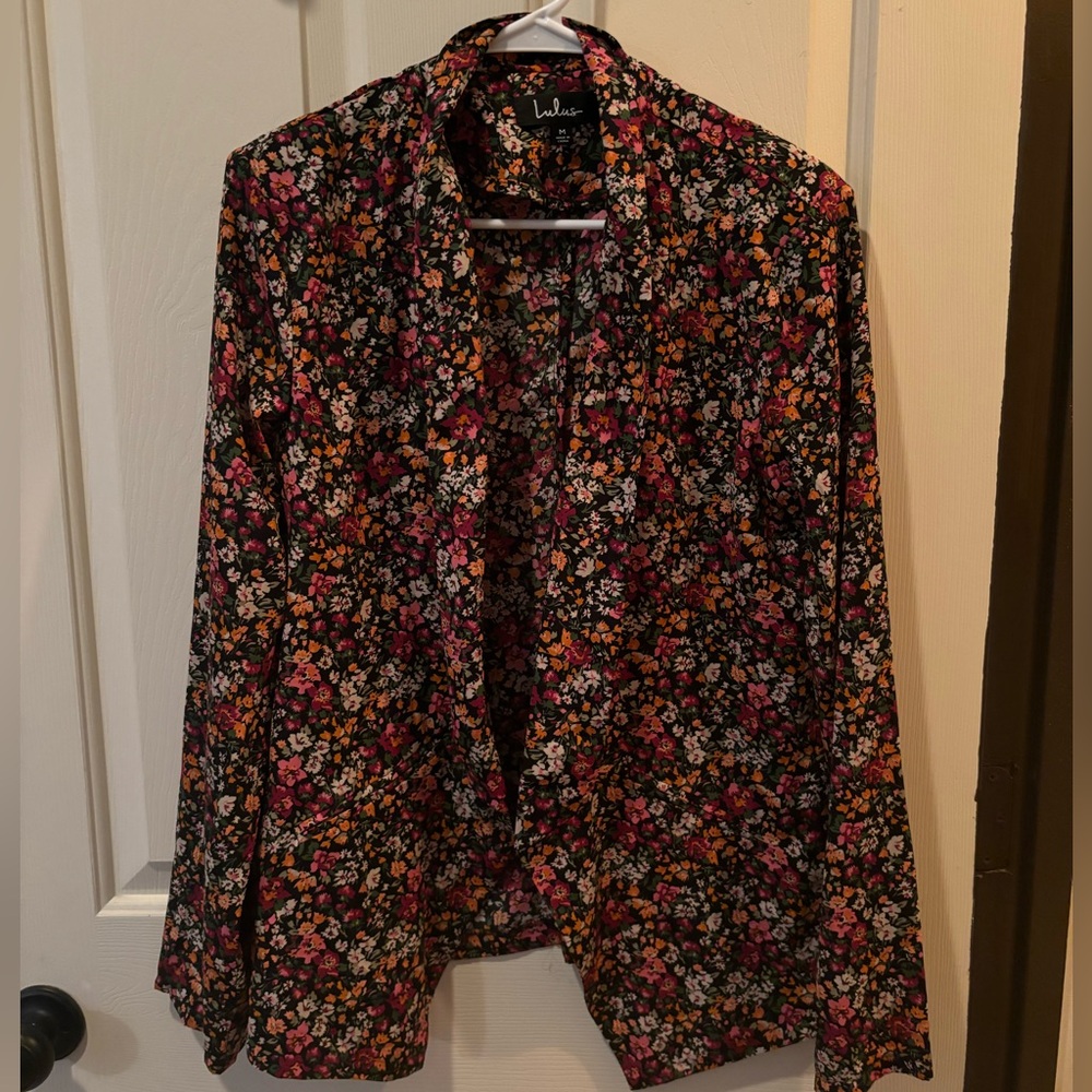 Lulus Floral Blazer